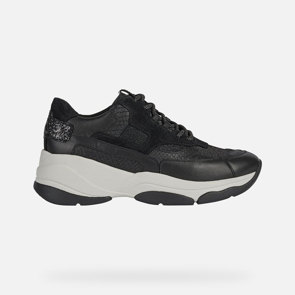 Geox Bayan Spor Ayakkabı Siyah - Kirya - ISE-952837